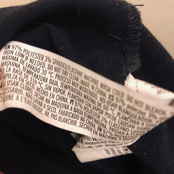 Forever 21 Men’s Black Size Large Zip Up Long Sleeve 4-Pocket Shirt (Pre-Owned) - Picture 8 of 9